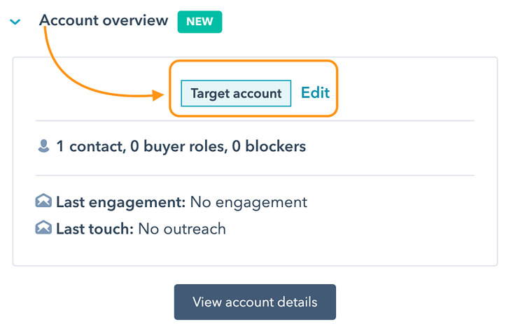 Target Account Setup Complete | HubSpot