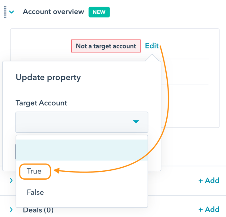 Updating Target Account Property_HubSpot