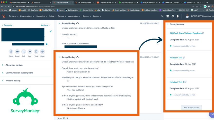 Survey Monkey Integration